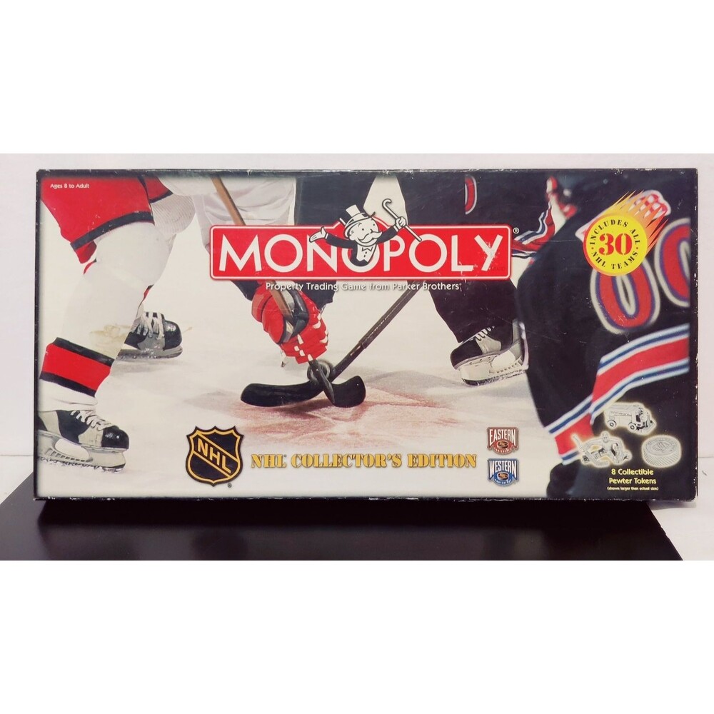 1999 NHL Eastern/Western Conference Collector's Edition Monopoly Game NEW